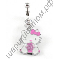 Кольцо в пупок belly ring body jewelry HK